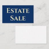 Carte De Visite Prise en charge des ventes immobilières (Devant / Derrière)