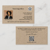 Carte de visite, Prix le plus bas, Cuisine de qual (Devant / Derrière)