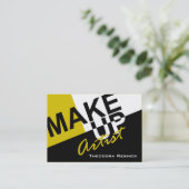 Carte De Visite Pro artiste des cosmétiques III de maquillage (Debout devant)