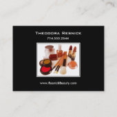 Carte De Visite Pro artiste des cosmétiques III de maquillage (Dos)