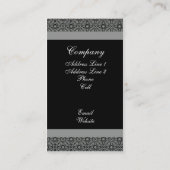 Carte de visite Pro Elegance, Gris (Dos)