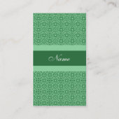 Carte de visite Pro Elegance, Mint Green (Devant)