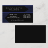 Carte de visite Pro Flèches, Royal Blue (Devant / Derrière)