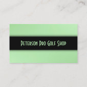 Carte De Visite Pro Golf Green (Dos)