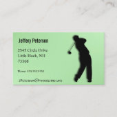 Carte De Visite Pro Golf Green (Devant)