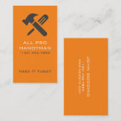 Carte de visite Pro Handyman (Devant / Derrière)