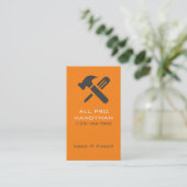 Carte de visite Pro Handyman (Debout devant)