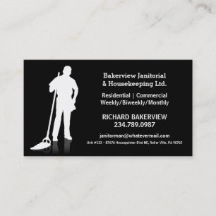 Carte De Visite Pro service de concierge ou de ménage de nettoyag
