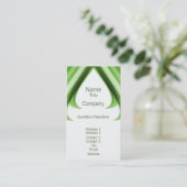 Carte de visite Pro Swirls I, Vert (Debout devant)