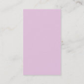 Carte de visite Pro Swirls I, violet (Dos)