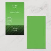 Carte de visite Pro Swirls II, Vert (Devant / Derrière)
