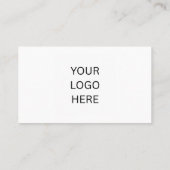 Carte De Visite Procéder à l'achat | Code QR personnalisable Logo (Dos)