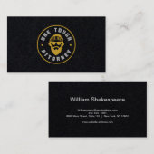 Carte De Visite Procéder à un avocat difficile (Devant / Derrière)