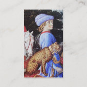 Carte De Visite Procession de Magus Melchior, Cheval, Chat sauvage (Dos)