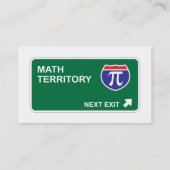 Carte De Visite Prochaine sortie de maths (Dos)