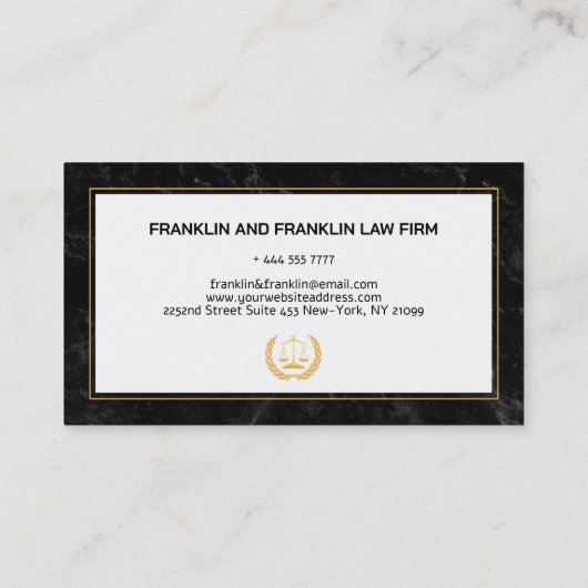 Carte De Visite Procureur (Dos)