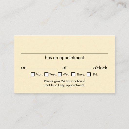 Carte De Visite Procureur à la Loi Nomination Black and Gold (Dos)