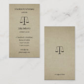 Carte De Visite Procureur | Avocat (Devant / Derrière)