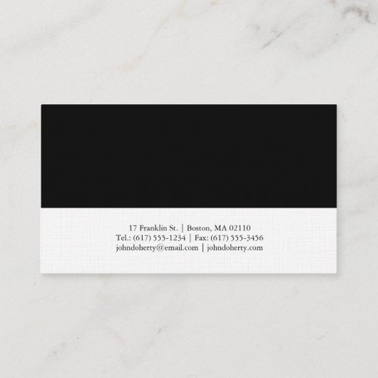 Carte De Visite Procureur | Avocat (Dos)