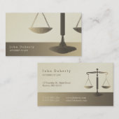 Carte De Visite Procureur | Avocat professionnel (Devant / Derrière)