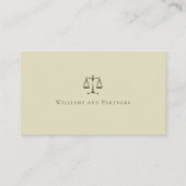 Carte De Visite Procureur | Avocat professionnel (Dos)