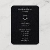 Carte De Visite Procureur | Classy élégant (Devant)