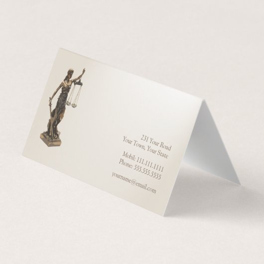 Carte De Visite PROCUREUR DE DROIT | Themida (Dos)