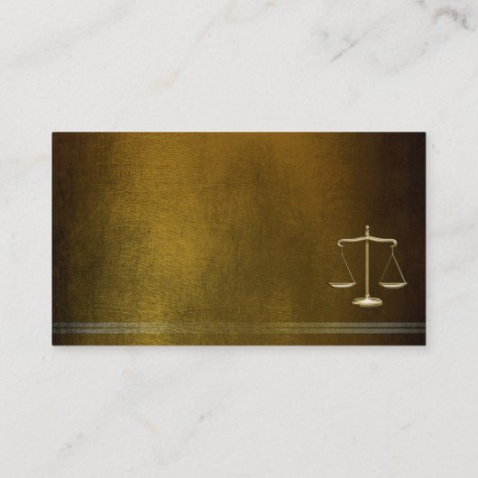 Carte De Visite PROCUREUR DE DROIT | Unique (Dos)