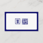 Carte De Visite Procureur Moderne De Droit | Simple (Dos)