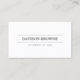 Carte De Visite Procureur professionnel