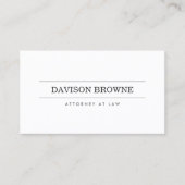 Carte De Visite Procureur professionnel (Devant)