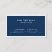 Carte De Visite Procureur professionnel (Dos)