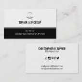 Carte De Visite Procureur professionnel (Devant / Derrière)