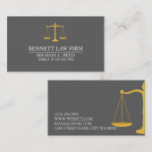 Carte De Visite PROCUREUR Professionnel, ENTREPRISE DE DROIT (Devant / Derrière)