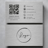 Carte De Visite Product Manager Metal QR Code