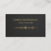 Carte De Visite Producteur audio (Devant)