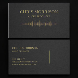 Carte De Visite Producteur audio
