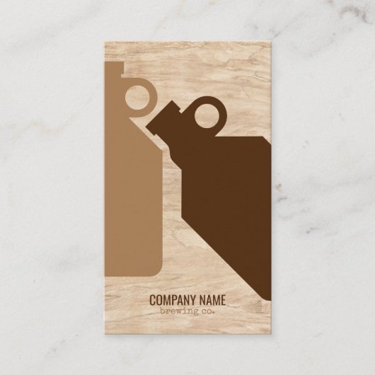 Carte De Visite Producteur de bière d'artisanat moderne (Devant)