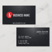 Carte de visite producteur de Étiquette rouge en m (Devant / Derrière)