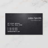 Carte de visite producteur de Étiquette rouge en m (Dos)