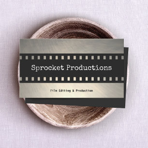 Carte De Visite Producteur De Film, Triller De Filmstrip