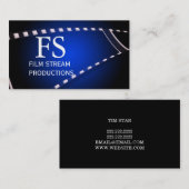 Carte De Visite Producteur de films de réalisateur moderne (Devant / Derrière)