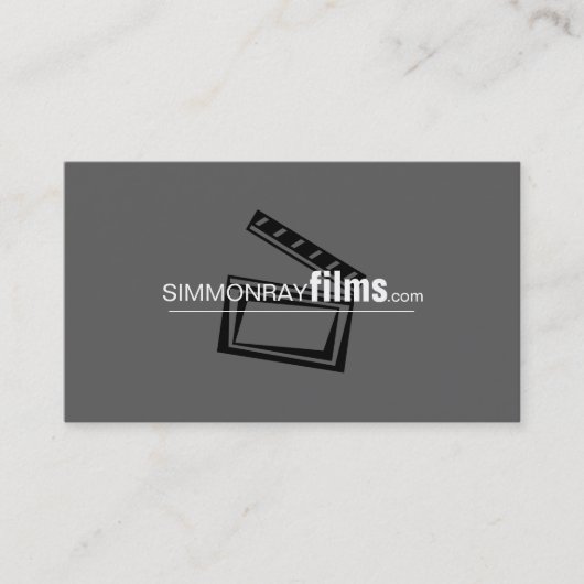 Carte De Visite Producteur de films professionnels, réalisateur Ca (Devant)