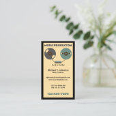 Carte De Visite Producteur de musique (Debout devant)