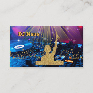 Carte De Visite Producteur de musique DJ moderne Signaleur