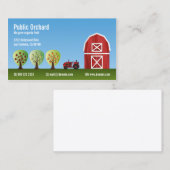 Carte De Visite Producteurs de fruits de verger (Devant / Derrière)
