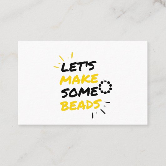 Carte De Visite Producteurs de perles (Devant)