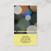 Carte De Visite Production de musique du DJ et couverture de nuit (Dos)