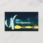 Carte De Visite Production de studio d'enregistrement de musique (Devant)
