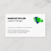 Carte De Visite Produire | Service de livraison d'Express (Dos)